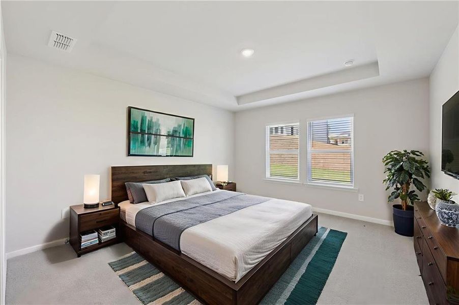 Furnished interior view inside a new home in Parkside at Grayson, Grayson (Image 13). Furnished interior view inside a new home in Parkside at Grayson, Grayson (Image 13).