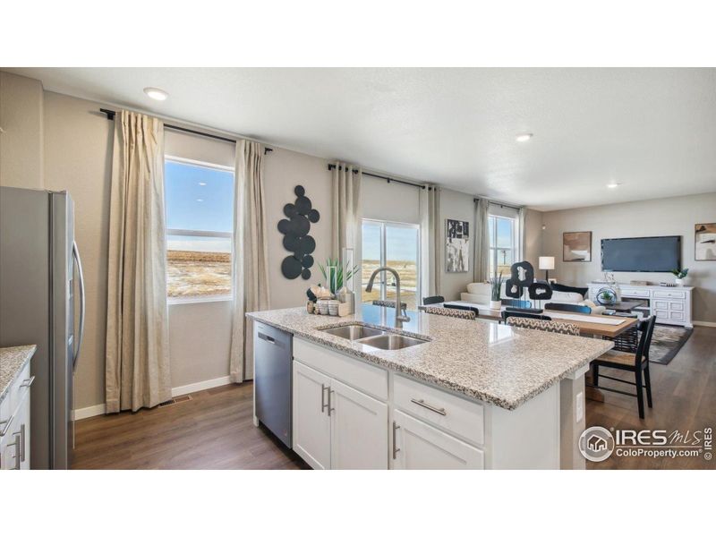 Furnished interior view inside a new home in Vista Meadows, Fort Lupton (Image 22).
