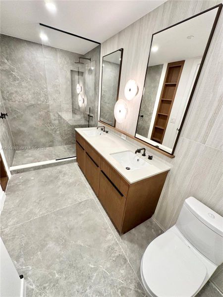 Furnished interior view inside a new home in , Miami (Image 10).