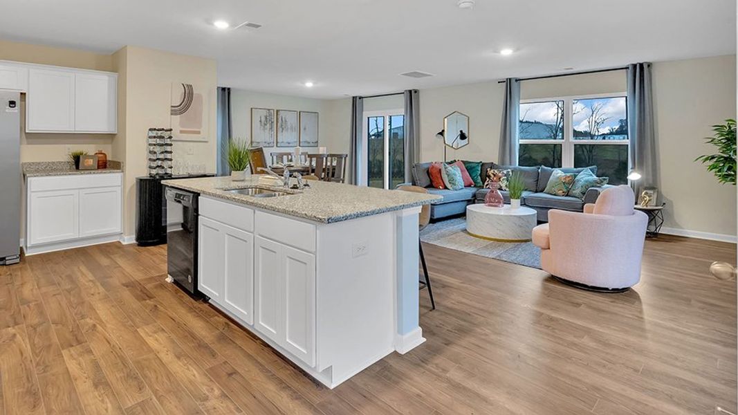 Furnished interior view inside a new home in Fieldcrest Acres, Blountville (Image 6).