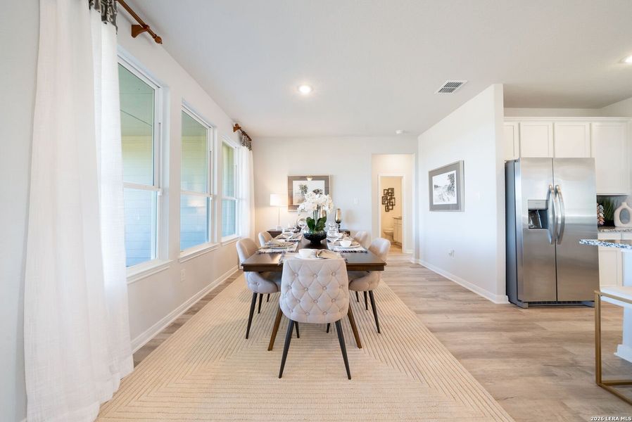 Furnished interior view inside a new home in Alamo Estates, San Antonio (Image 16).