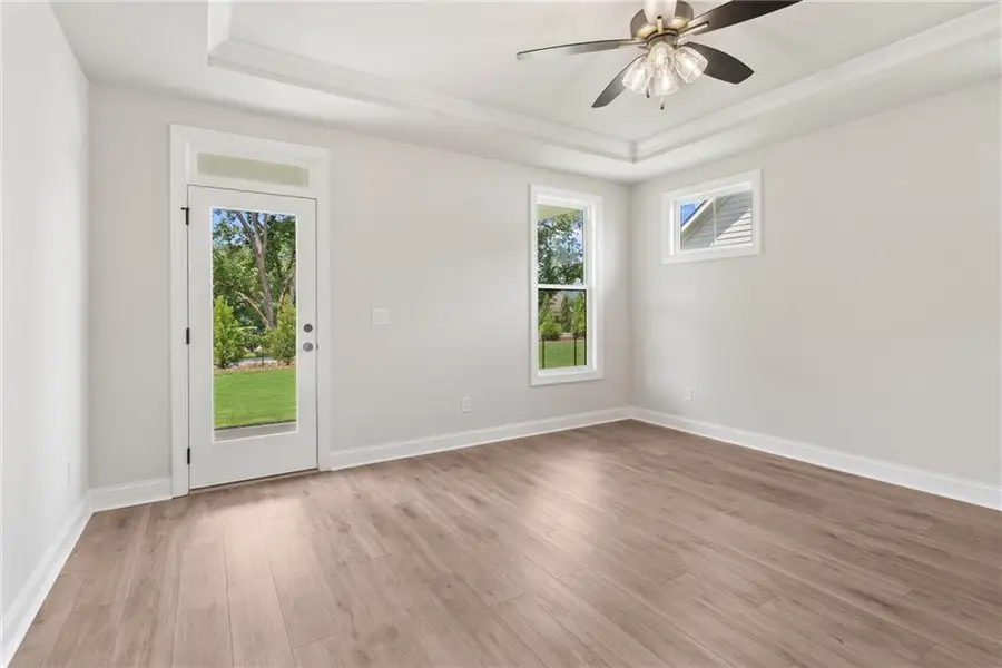 Spacious, unfurnished interior of a new home in Promenade at Sawnee Village, Cumming (Image 29).