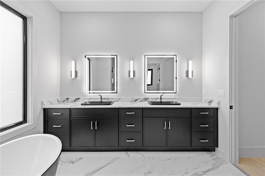 Furnished interior view inside a new home in , Lawrenceville (Image 13).