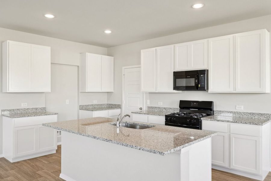 Representative furnished interior of a home built from the Azalea 1668 by Brohn Homes in Azalea, Pattison (Image 6).