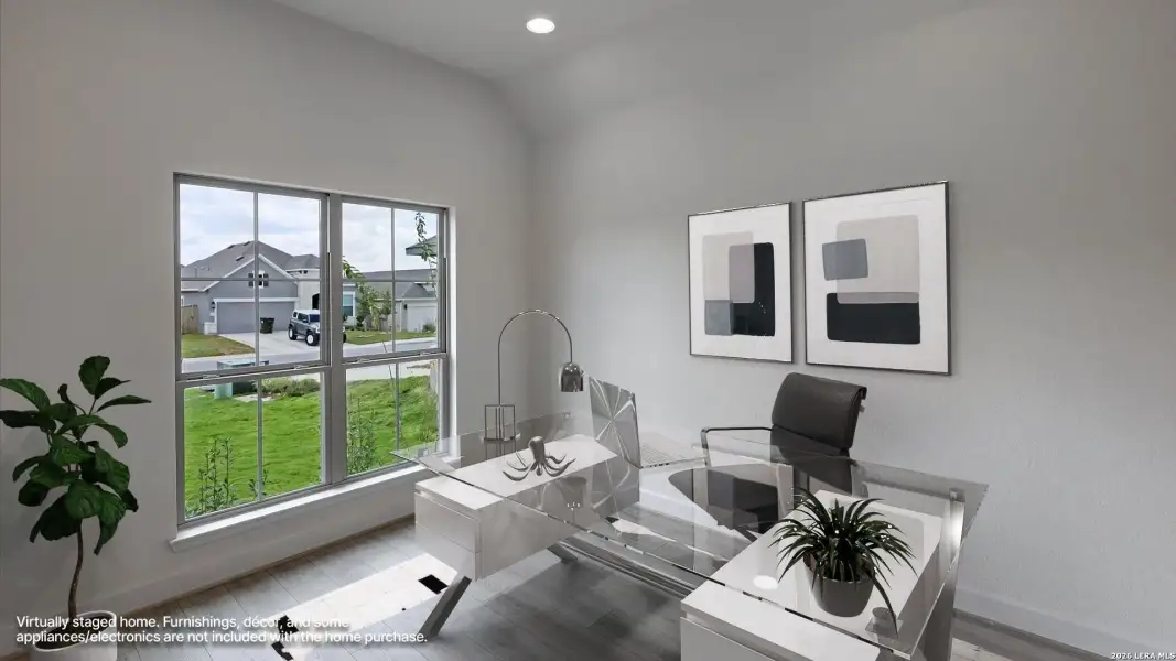 Furnished interior view inside a new home in Ladera, San Antonio (Image 9).