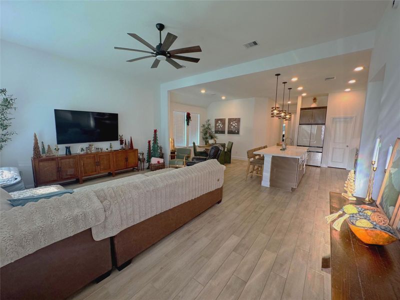 Furnished interior view inside a new home in The Highlands, Porter (Image 5).