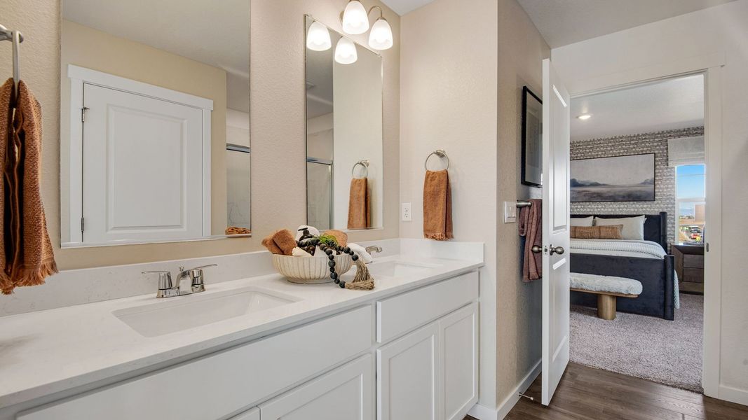 Furnished interior view inside a new home in Sky Ranch, Watkins (Image 22).