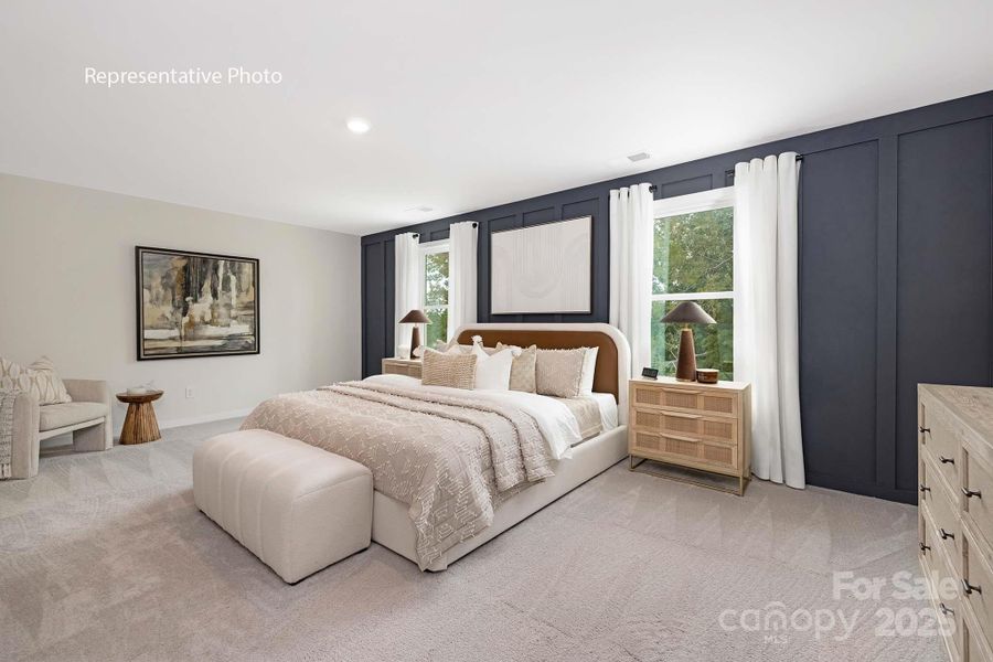 Furnished interior view inside a new home in Sanctuary at Southgate, Indian Trail (Image 4).