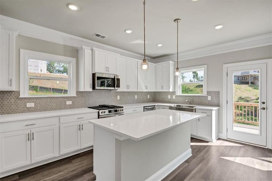 Furnished interior view inside a new home in Tuscany Hills, Douglasville (Image 14).
