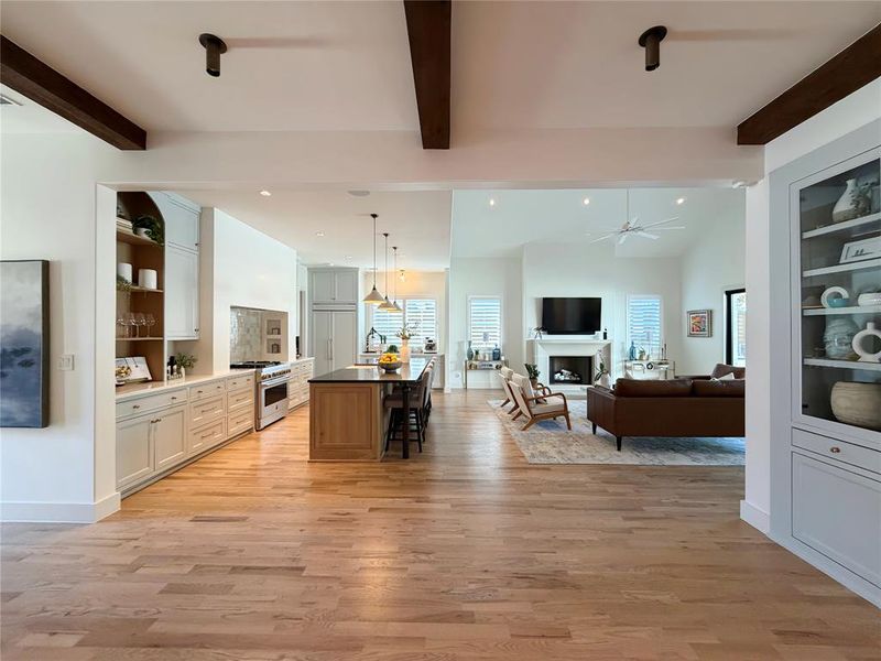 Furnished interior view inside a new home in , Dallas (Image 11).