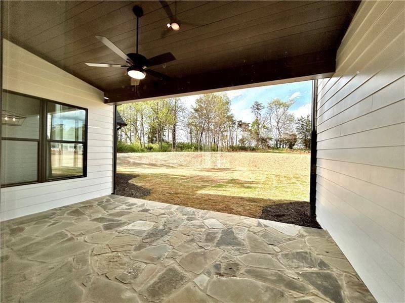 Exterior details and patio area of a home in , Rydal (Image 16).