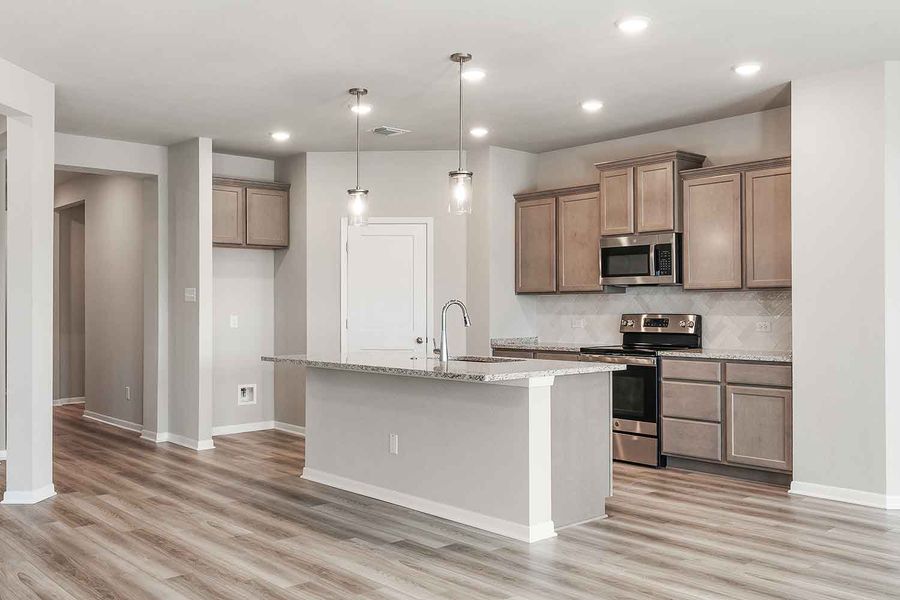 Furnished interior view inside a new home in North Point, Temple (Image 5).