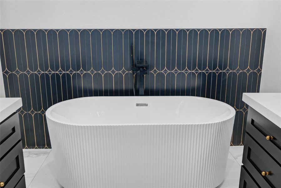 Close-up of interior finishes inside a home in , Houston (Image 18).