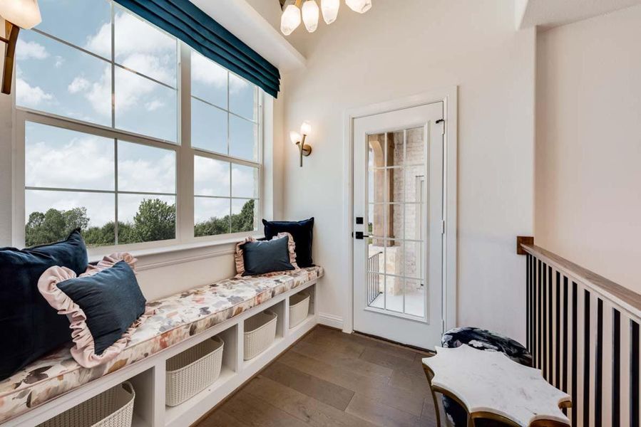 Furnished interior view inside a new home in Justin Crossing, Justin (Image 25).