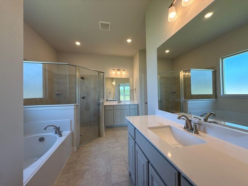 Furnished interior view inside a new home in Oak Grove Addition, Springtown (Image 7).