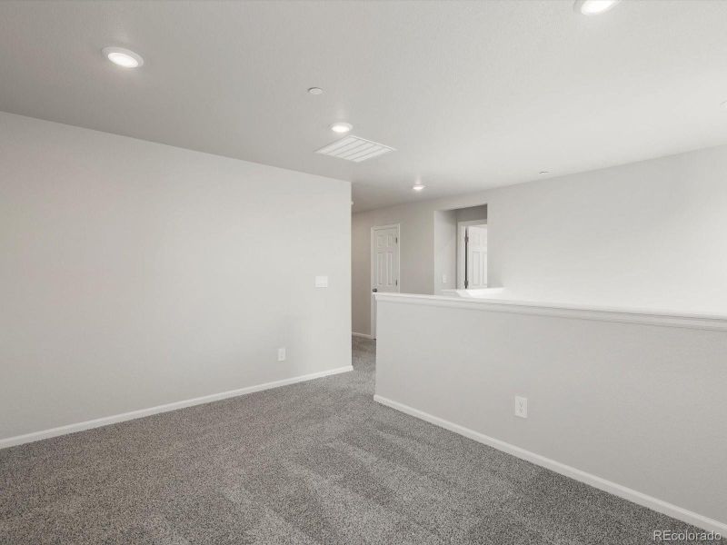 Spacious, unfurnished interior of a new home in Buffalo Highlands: The Flora Collection, Commerce City (Image 24). Spacious, unfurnished interior of a new home in Buffalo Highlands: The Flora Collection, Commerce City (Image 24).