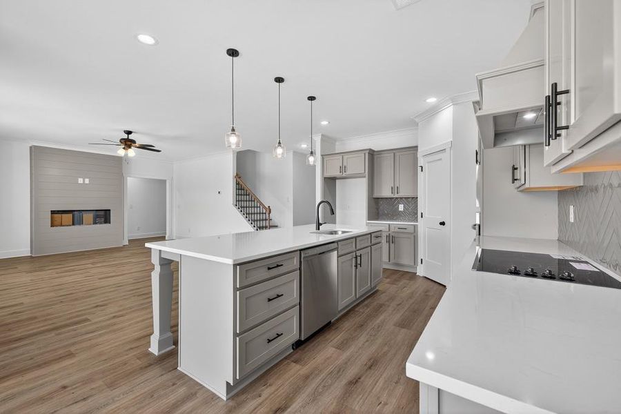 Furnished interior view inside a new home in Magnolia Ridge, Monroe (Image 5).