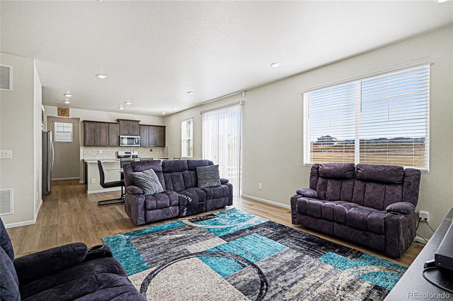Furnished interior view inside a new home in Murphy Creek, Aurora (Image 12).