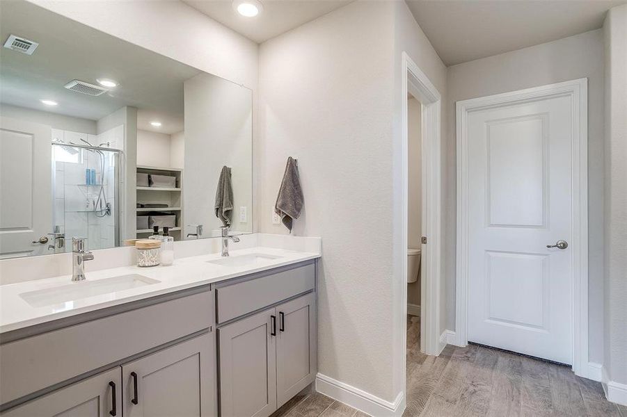 Furnished interior view inside a new home in , Cedar Hill (Image 16). Furnished interior view inside a new home in , Cedar Hill (Image 16).