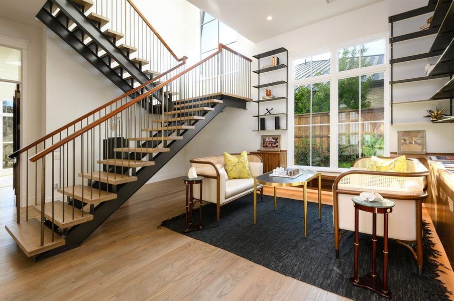 Furnished interior view inside a new home in , Dallas (Image 12).