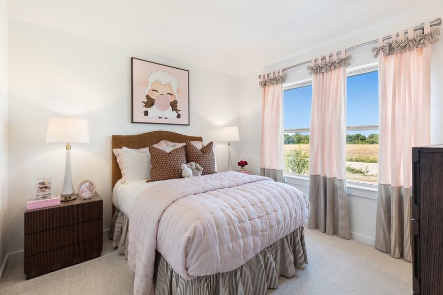 Representative Secondary Bedroom - some options shown