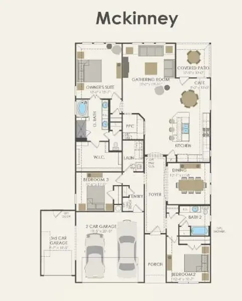 Pulte Homes, McKinney floor plan