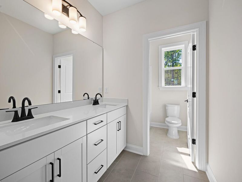 Furnished interior view inside a new home in Rockport, Wake Forest (Image 16).