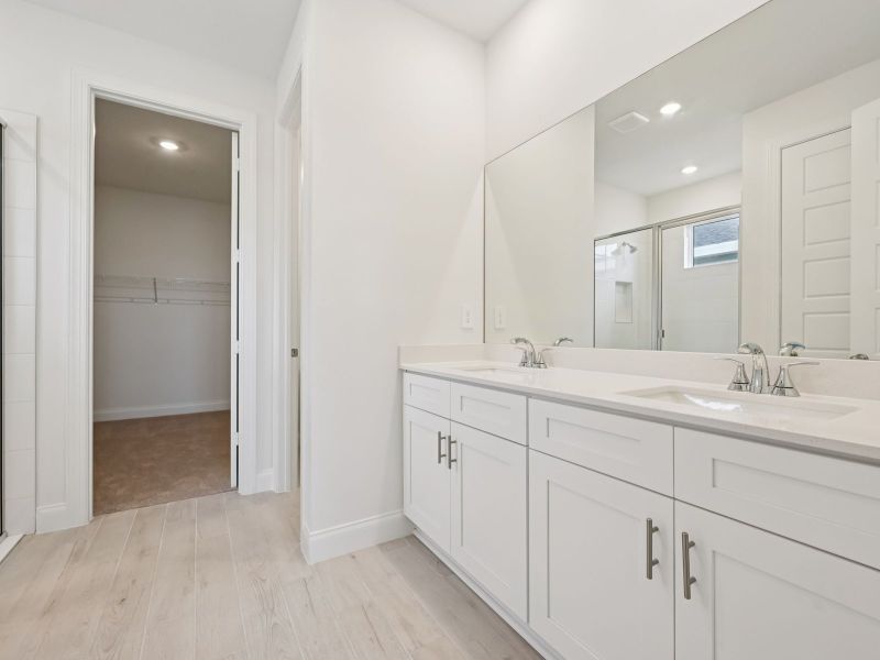 Furnished interior view inside a new home in Brystol at Wylder - Reserve Series, Port St. Lucie (Image 8).