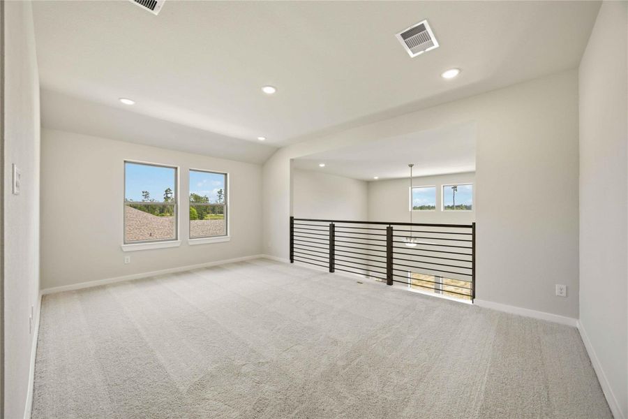 Spacious, unfurnished interior of a new home in Pine Rock Estates, Conroe (Image 21). Spacious, unfurnished interior of a new home in Pine Rock Estates, Conroe (Image 21).