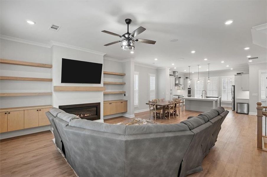 Furnished interior view inside a new home in , Cumming (Image 40).