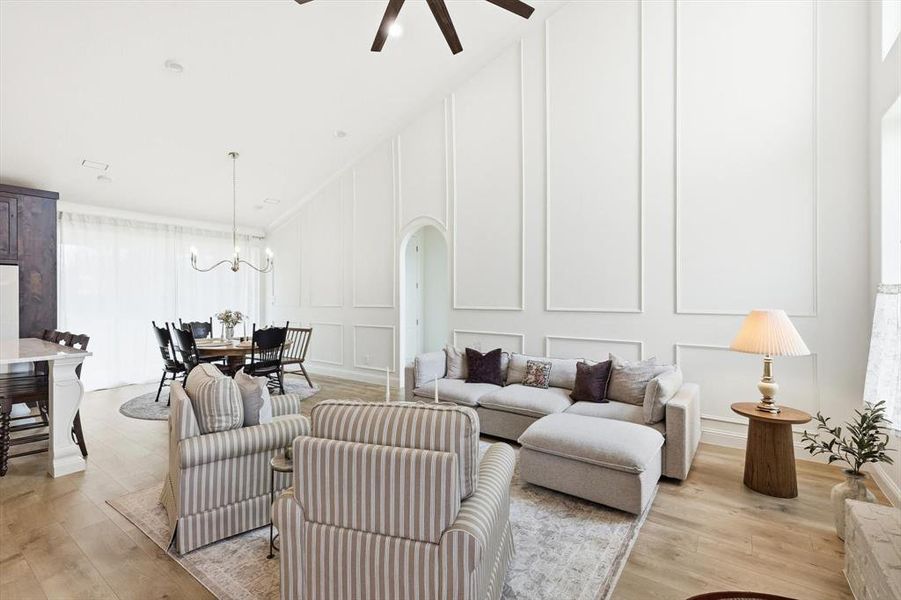 Furnished interior view inside a new home in , Melissa (Image 8).