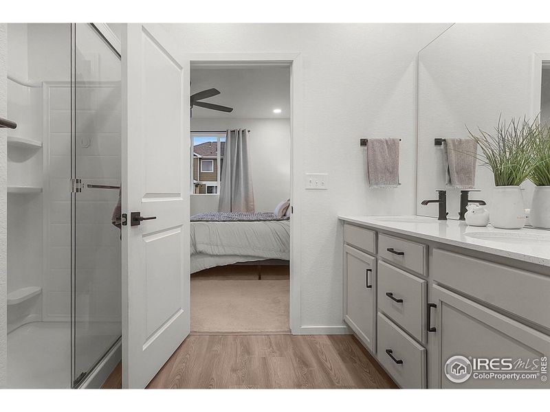 Furnished interior view inside a new home in , Greeley (Image 9).