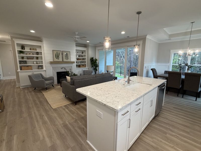 Furnished interior view inside a new home in The Sanctuary at Sunset Beach, Sunset Beach (Image 7).