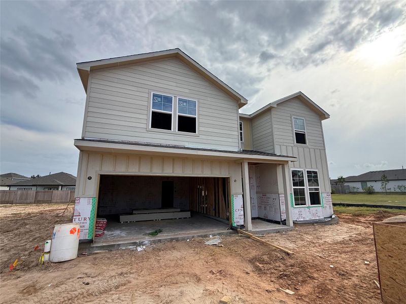 In-progress construction of a new home in Magnolia Springs, Montgomery, TX (Image 21).