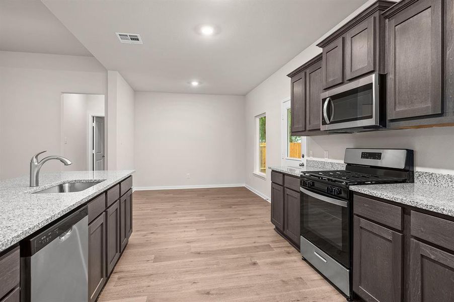 Furnished interior view inside a new home in Creekside Estates, Terrell (Image 2). Furnished interior view inside a new home in Creekside Estates, Terrell (Image 2).