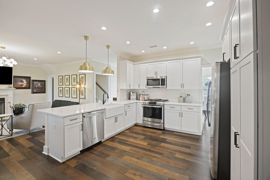 Furnished interior view inside a new home in , Meggett (Image 49).