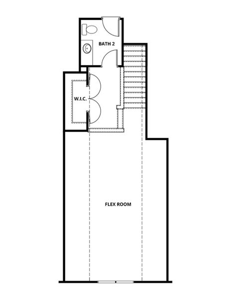 2D floor plan layout of this home in Stoneridge Hills, Rock Hill, SC (Image 4).