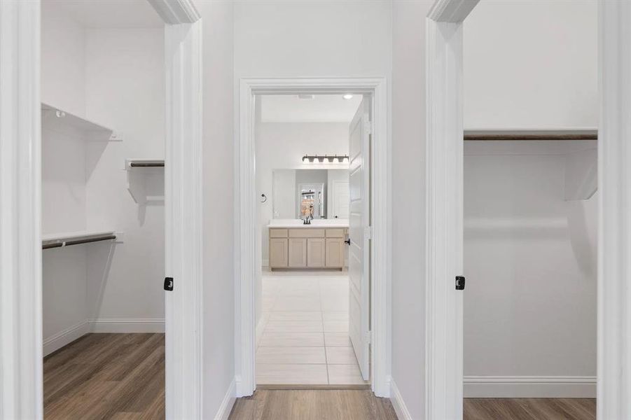 Furnished interior view inside a new home in Estates At Baker Park, Sherman (Image 10).