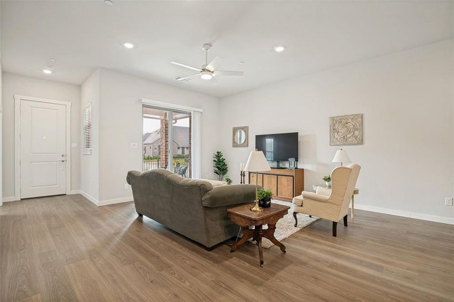 Furnished interior view inside a new home in , Wylie (Image 7). Furnished interior view inside a new home in , Wylie (Image 7).