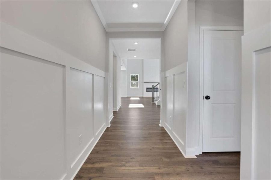 Spacious, unfurnished interior of a new home in The Paddocks at Doc Hughes, Buford (Image 19).