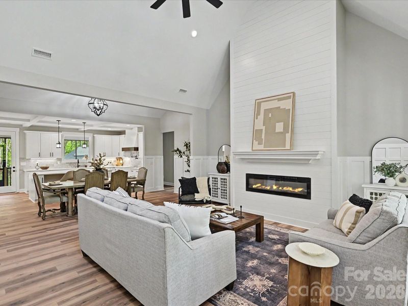 Furnished interior view inside a new home in , York (Image 7). Furnished interior view inside a new home in , York (Image 7).