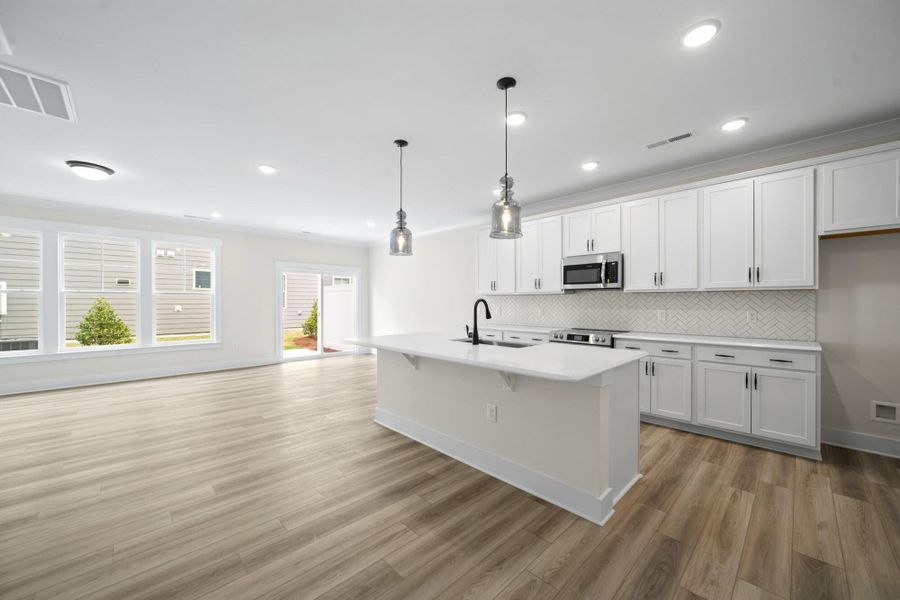 Furnished interior view inside a new home in Harbor Crossing, Greensboro (Image 6).