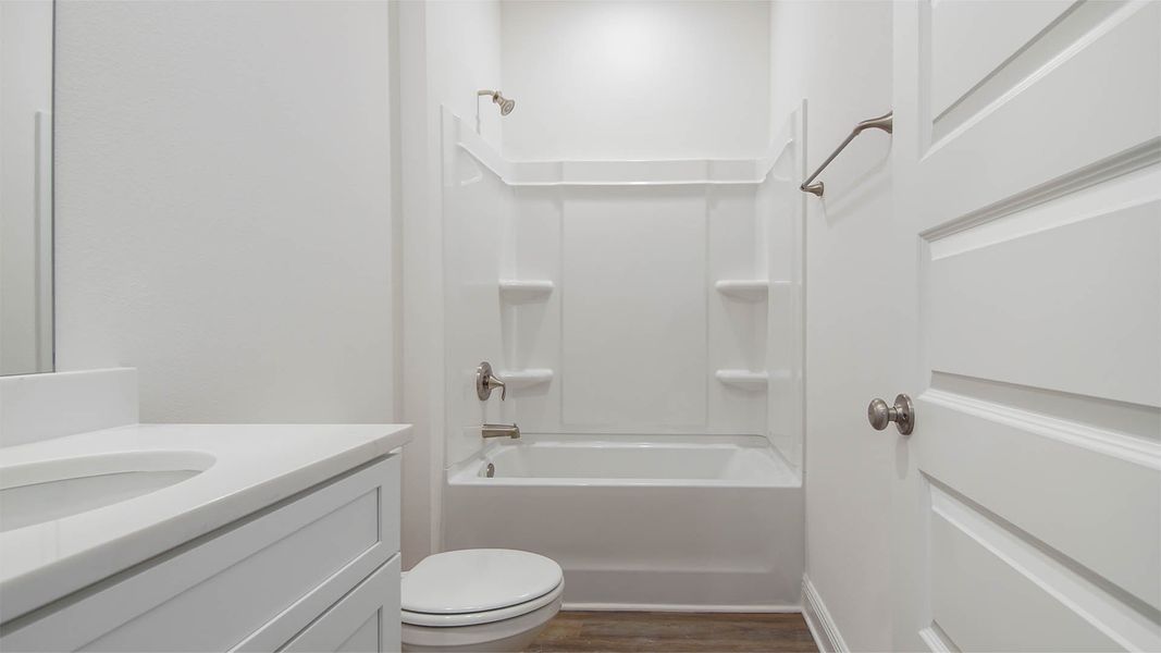 Representative furnished interior of a home built from the Delray by D.R. Horton in Caballeros Estates At Hombre, Panama City Beach (Image 5).