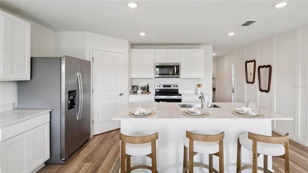 Furnished interior view inside a new home in Fletcher Trace, Alachua (Image 8). Furnished interior view inside a new home in Fletcher Trace, Alachua (Image 8).