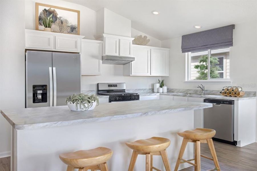 Furnished interior view inside a new home in Beach Park Village, Palm Coast (Image 5).
