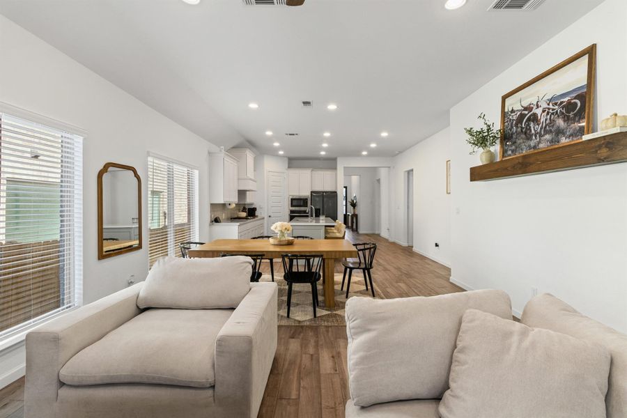 Furnished interior view inside a new home in Parkside On The River 45', Georgetown (Image 13).