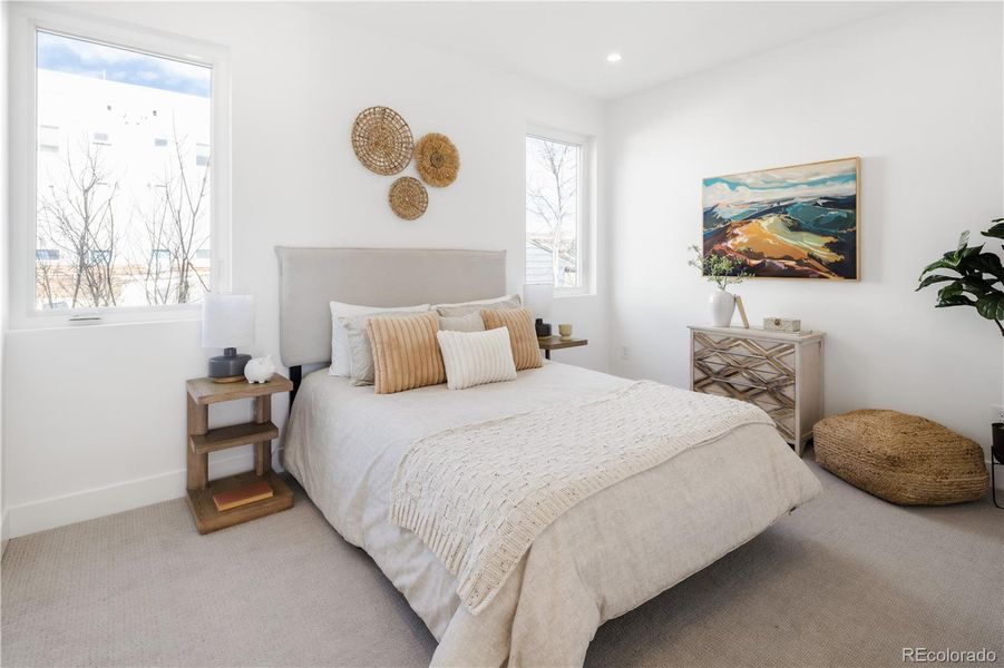 Furnished interior view inside a new home in , Denver (Image 33).