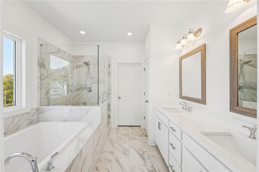 Furnished interior view inside a new home in Palisades Townhomes, Cumming (Image 12).