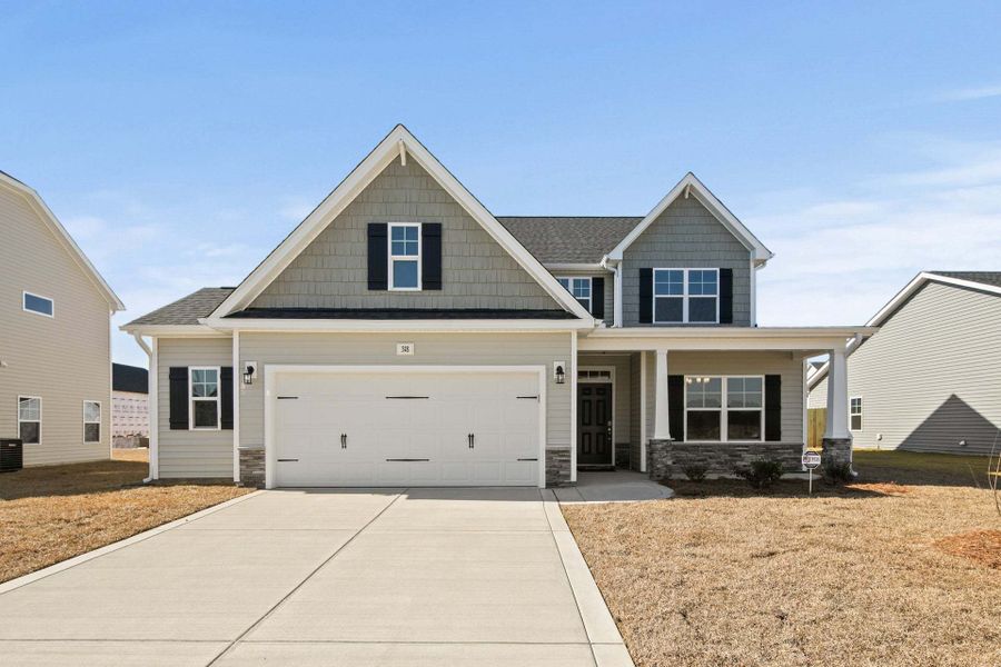 Elevation C with Work Area Garage Option