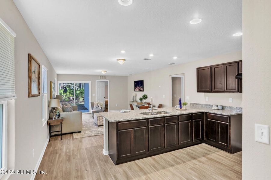 Furnished interior view inside a new home in , Jacksonville (Image 7).